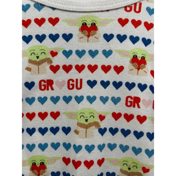 Hanna Andersson x Star Wars Grogu Love Print‎ Long Sleeve Tee Kids Size 10 - Picture 3 of 4